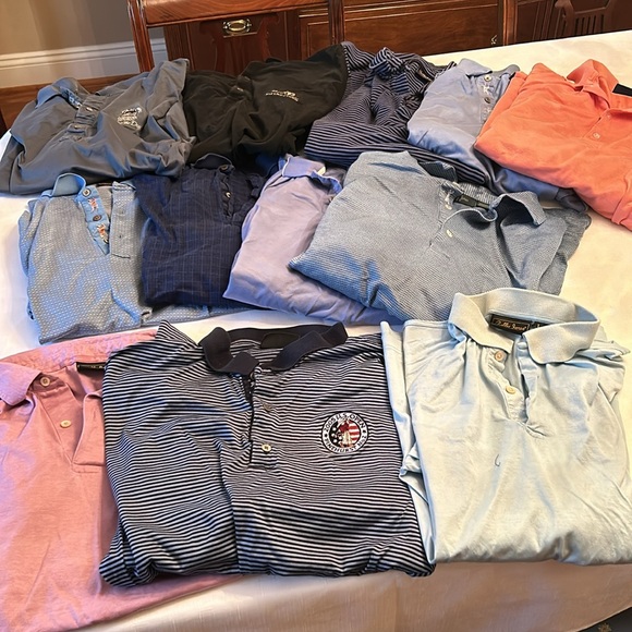 Lot of 12 Bobby Jones golf polo shirts size Large - Picture 2 of 13